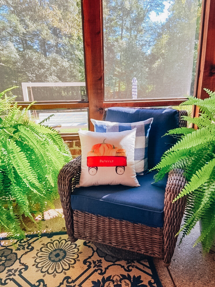 Fall Harvest Pillow Cover