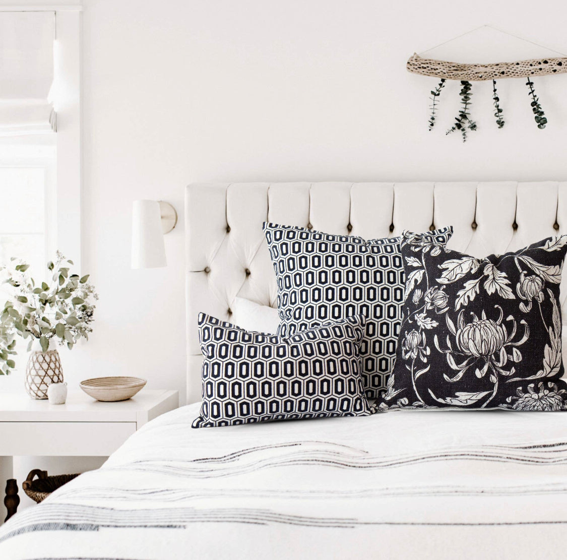 Odette Hex Pillow Cover