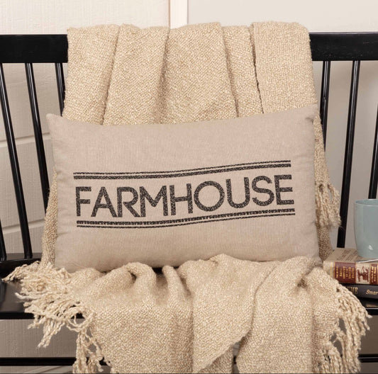 Farm Charm Lumbar Throw Pillow