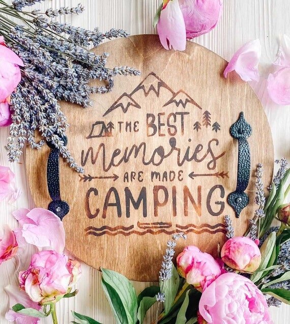 The Best Memories are Made Camping Decorative Serving Tray