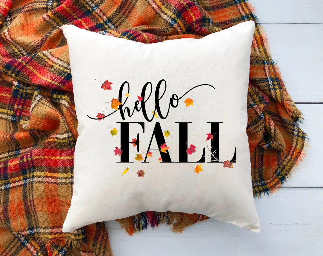 Hello Fall Pillow Cover